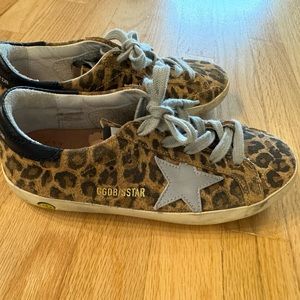 Golden Goose low top. Leopard. Excellent condition, barely worn.